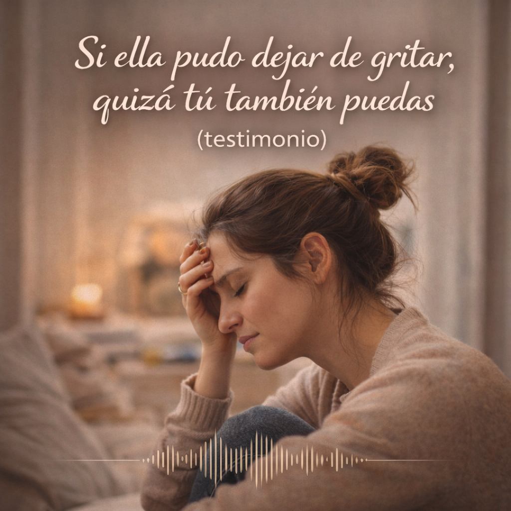 Si ella pudo dejar de gritar, quizá tú también puedas